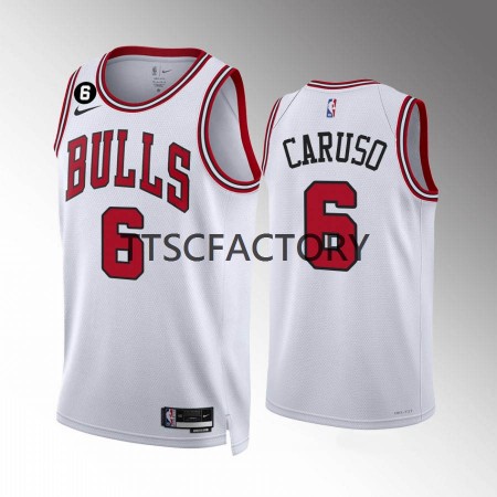 Maillot Basket Chicago Bulls Alex Caruso 6 Nike 2022-23 Association Edition Blanc Swingman - Homme